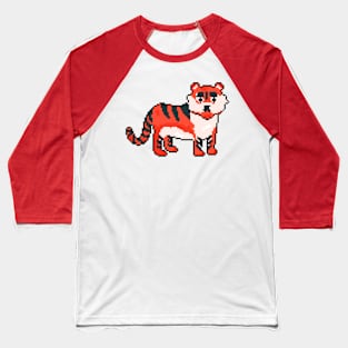 Majestic Tiger Stripes Baseball T-Shirt